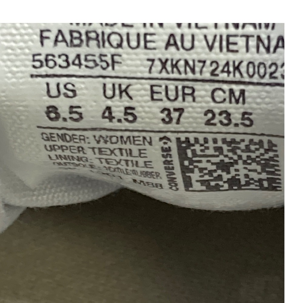 Converse Chuck Taylor Shoreline Gray Slip On Sneakers Womens 6.5 563455F - Picture 7 of 7